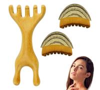 Lot de 3 brosses lymphatiques pour le visage - Brosse de massage pour le visage - Pour contour et jawline - Peigne de massage pour drainage lymphatique - Design ergonomique pour un massage doux