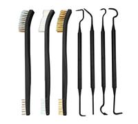 Lot de 3 brosses métalliques avec 4 crochets à double tête pour différentes surfaces Brosse métallique pour enlever efficacement la saleté sur différentes surfaces