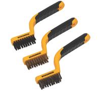 Lot de 3 brosses métalliques fines Roughneck