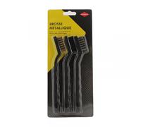Lot De 3 Brosses Métalliques Manche En Plastique Cogex