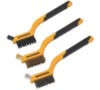 Lot de 3 brosses métalliques miniatures Roughneck