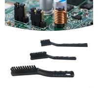 Lot de 3 brosses neutralisantes statiques pour techniciens électroniques, nettoyage des PCB, élimination des particules et des décharges électrostatiques