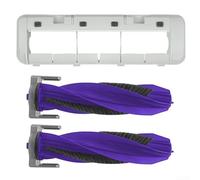 Lot de 3 brosses principales et housse pour aspirateurs Narwal pour robot Freo Z10, Z Ultra, Pro, X Plus, X Ultra, Brosse à rouleau de rechange avec protection de protection, pièces de nettoyage en