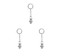 Lot de 3 brûleurs d'encens chrétiens porte-clés religieux porte-clés bijoux