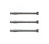 Cook'in Garden - Lot de 3 brûleurs Droit en INOX pour Barbecue Gaz, Longueur de 33,5 cm, Diffuse Le Gaz et la Chaleur uniformément, Compatible avec de Nombreuses Marques et modèles de Barbecue