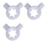 Lot de 3 buses de sortie de machine à crème glacée pour donateur, bouchon étoile