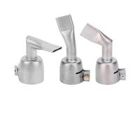 Lot de 3 buses de soudage pour pistolet à air chaud en acier inoxydable, 20 mm, 90 et 120 degrés, pointe de buse tubulaire de soudage pour pistolet à chaleur de soudage de 32 mm de diamètre, pour