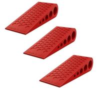 Lot de 3 butées de porte pour bas de porte en caoutchouc de qualité supérieure, fabriquées aux États-Unis, design nid d'abeille robuste pour moquette, carrelage, idéal pour la maison, l'école, le