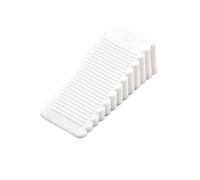 Lot de 3 butées porte sécurité en silicone, cale blocage, butée arrière anti-collision for la maison et le bureau Pour Tous Types De Sols(WHITE)