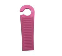 Lot de 3 butées porte sécurité en silicone, coupe-vent, cale retenue arrière, coussinet anti-collision Pour Tous Types De Sols(Pink)