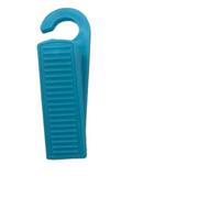 Lot de 3 butées porte sécurité en silicone, coupe-vent, cale retenue arrière, coussinet anti-collision(Blue)