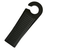 Lot de 3 butées porte sécurité en silicone, coupe-vent, cale retenue arrière, coussinet anti-collision(Black)