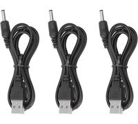 Lot de 3 Câbles D'alimentation USB DC 5 V Jack Câble de Charge 3,5 X 1,35 Mm Double Couche D'isolation en PVC