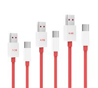 Lot de 3 câbles de charge USB de type C compatibles avec OnePlus 15 15R 13 12 12R 11 10 Pro 8 7T 7 9R Open Nord N20 2 CE N10 13R 6T 6 5T 5 N100 N200 80 W 65 W Plus One (lot de 3, 1 m/1 m) 0,5 m. 0,0 m
