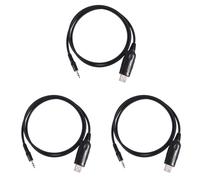 Lot de 3 câbles de programmation USB 3,5 mm pour OPC-478U ICOM IC-F11 IC-F11S IC-2200H IC-2720H