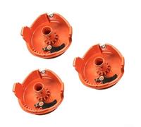 Lot de 3 cache-bobines de rechange pour débroussailleuse Black Decker Gh3000 Lst540 Lst540b Gh3000r Sf080 - 87,5 x 43 mm