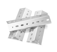 Lot de 3 cache-brûleurs en acier inoxydable 36,5 x 12 cm pour Enders Chicago 3, Enders Boston Pro 3K, 6 Kr Turbo, Tepro 3561, répartiteur de flamme universel, bouclier thermique, pièces de rechange