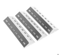 Lot de 3 cache-brûleurs universels en acier inoxydable de 37 cm pour barbecue Barbecook Siesta/Vanilla/Brahma, Charbroil, Proficook