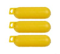 Lot de 3 cache-câbles pour rallonge d'extérieur IP44 pour protéger vos connexions électriques contre les éléments (jaune)