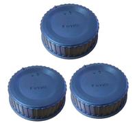Lot de 3 cache-objectifs arrière compatibles avec objectif Nikon F pour appareil photo D3400 D5600 D850 D7500 D3500 D780 D4 D3 D2 D1 D800 D700 D300 D200 D7000 D5100 D500 00 D3 200 D3100 D3000 D90 D80