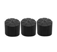 Lot de 3 cache-objectifs universels en silicone étanche pour objectifs d'appareil photo reflex numérique 65-90 mm