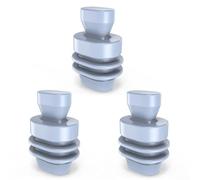 Lot de 3 cache-ports en silicone pour défonceuses Starlink conçus pour éviter les dommages causés par la poussière et l'eau avec fermeture à pression sécurisée pour les ports d'alimentation