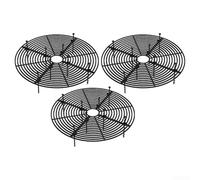 Lot de 3 cache-pots de fleurs ronds de 30 cm pour une utilisation pratique en intérieur et en extérieur (noir)