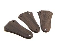 Lot de 3 caches de tige de r glage Yootones pour guitare, 3 trous, en palissandre, compatibles avec les accessoires de guitare