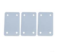 Lot de 3 cadres photo magnétiques double face en acrylique conçus pour un changement facile de photo et un affichage sécurisé avec matériau acrylique transparent sans cadre (12,8 x 17,8 cm)