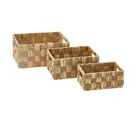 Lot de 3 cagettes Nadi marron