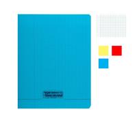 Lot de 3 cahiers - 24x32(cm) - Grands carreaux - 192 pages - couverture en polyp