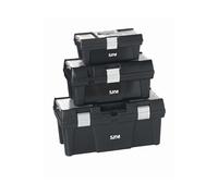 Lot de 3 caisses à outils en PVC - SAM OUTILLAGE - CAO-PACK