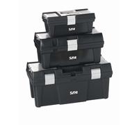 Lot de 3 caisses a outils en PVC SAM - CAOPACK
