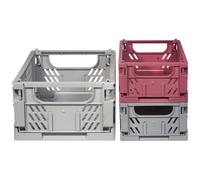 Lot de 3 caisses de rangement Clara