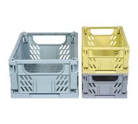 Lot de 3 caisses de rangement Ella