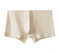 Lot de 3 caleçons boxeurs en coton doux et respirant pour homme, ajustement confortable pour un usage quotidien (XXL jaune)