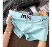 Lot de 3 caleçons boxeurs en coton respirant et confortable avec support de poche, pour un style de vie actif et un usage quotidien (taille XL, bleu)