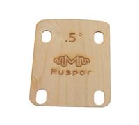 Lot de 3 cales de manche pour guitare électrique 0,25 à 0,5 degrés pour composants de réglage du diapason