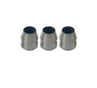 Lot de 3 cales rondes de 8 mm en acier pour fixer les têtes lâches pour une réparation sécurisée de hache et de marteau dans le travail du bois et l'entretien des outils