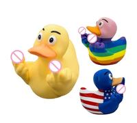 Lot de 3 canards avec doigt d'honneur - Décoration de jardin - Décoration de jardin - Décoration de maison, chambre à coucher, bureau, voiture