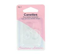 Lot de 3 Canettes plastique type Janone Brother Singer pour boitier horizontal - Couture Loisirs