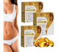 Lot de 3 capsules Yoni réparatrices au venin d'abeille, réparation féminine raffermissante et capsules naturelles roses et tendres