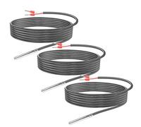 Lot De 3 Capteur De Température, Pt1000 Capteur De Température Étanche, Capteur De Mémoire Avec Câble En Pvc Câbles De Capteur De Température Pour La Surveillance De La Température(Gris)