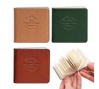 Lot de 3 carnets de croquis à l'aquarelle - 5 x 5 cm - Couverture rigide - Format de poche - Pour l'école, l'enseignement artistique, le journal, le dessin et les croquis