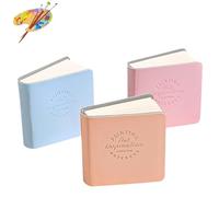 Lot de 3 carnets de croquis de poche, mini carnet de croquis aquarelle de voyage, mini carnet de croquis aquarelle, carnet de notes, petit carnet de notes de poche, tampon de peinture aquarelle,