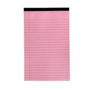 Lot de 3 carnets notes simples lignés et déchirables, portables avec papier déchirable pour Prise de Notes(Pink)