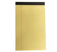 Lot de 3 carnets notes simples lignés et déchirables, portables avec papier déchirable pour Prise de Notes(Yellow)