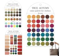 Lot de 3 cartes d'analyse des couleurs saisonnières, guide de | Cartes de référence couleur pour bureau, studio, voyage, maison, trajets quotidiens, matelassage, couture, peinture