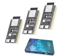 Lot de 3 Cartes de développement pour ESP32 S3 DevKitC 1 N16R8 pour ESP32 S3 WROOM1 N16R8 WiFi Bluetooth 5.0 Mesh Cartes de développement [Broches sont soudées]