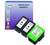 Lot de 3 Cartouches compatibles type T3AZUR pour imprimante HP DeskJet 6628, 6800, 6830 (2x339+343) - (Noire et Couleur) G
